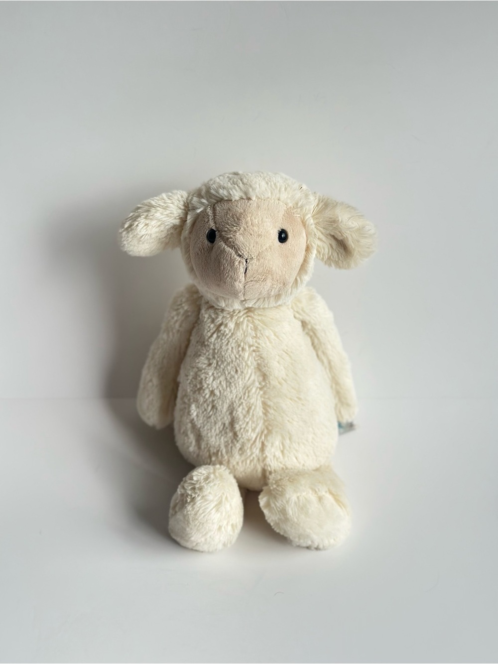 Jellycat Bashful Lamb Sheep Plush Stuffed Animal Toy Cream Off White Lovey 12"